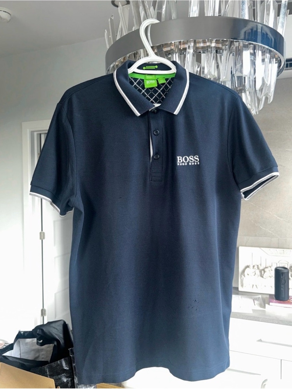 Hugo Boss Men's Navy Polo Shirt